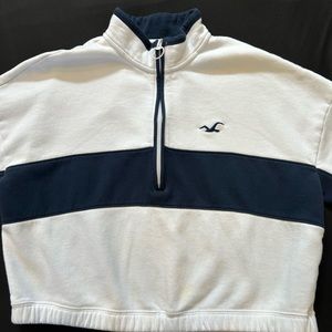 Women’s Hollister zip up sweat shirt.
